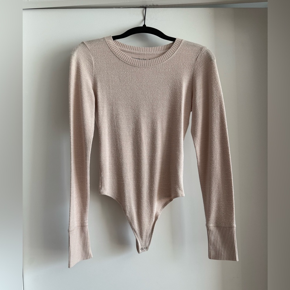 Abercrombie & Fitch Soft AF Cozy Long Sleeve Bodysuit